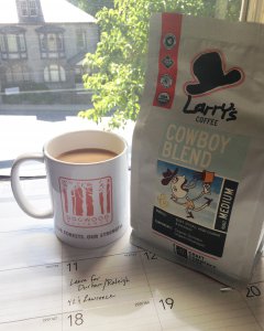Dogwood and Larry's coffee