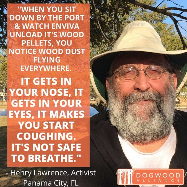 Henry Lawrence discusses wood dost