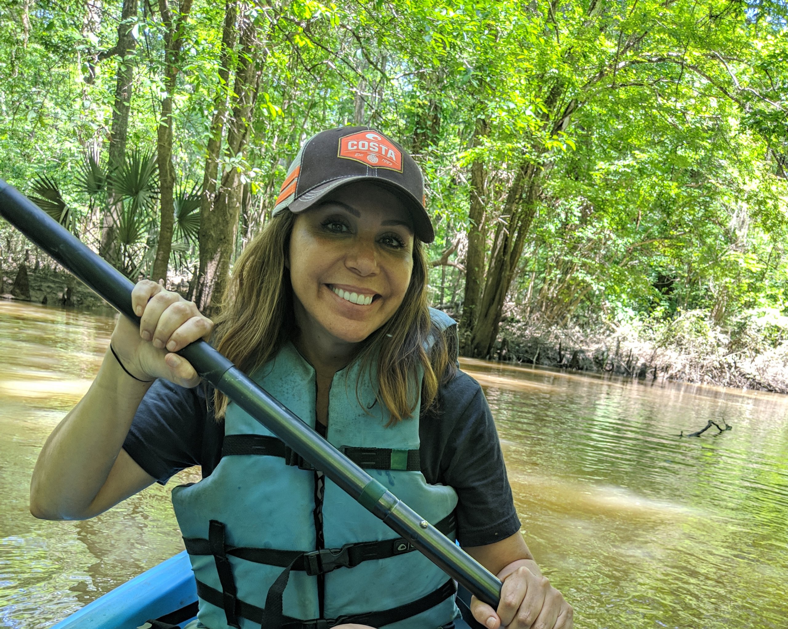 7 Facts You Didn T Know About The Okefenokee Wildlife RefugeDogwood   Lucia Smiling In Kayak Scaled 